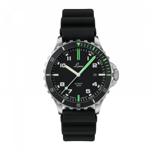 Laco Squad Watch Amazonas / Stainless steel / Black