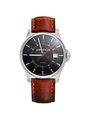 Lebois & Co Avantgarde Date – Re-launch Edition Stainless Steel / Black / Buffalo