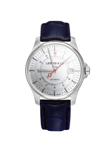 Lebois & Co Avantgarde Date – Re-launch Edition Stainless Steel / Silver / Alligator