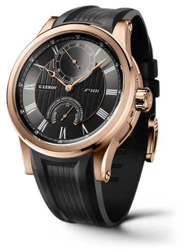 Leroy Automatic Deck Chronometer Pink Gold Anthracite