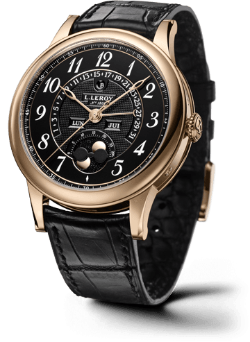 Leroy Osmior Retrograde Perpetual Date Black