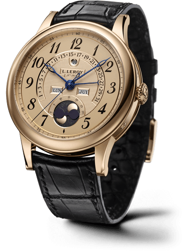 Leroy Osmior Retrograde Perpetual Date Champagne
