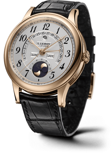 Leroy Osmior Retrograde Perpetual Date Pink