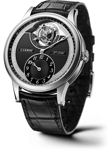 Leroy Osmior Tourbillon Automatic Regulator Black