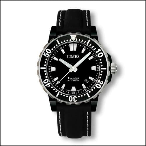 Limes 1Tausend Automatic PVD - Leather strap