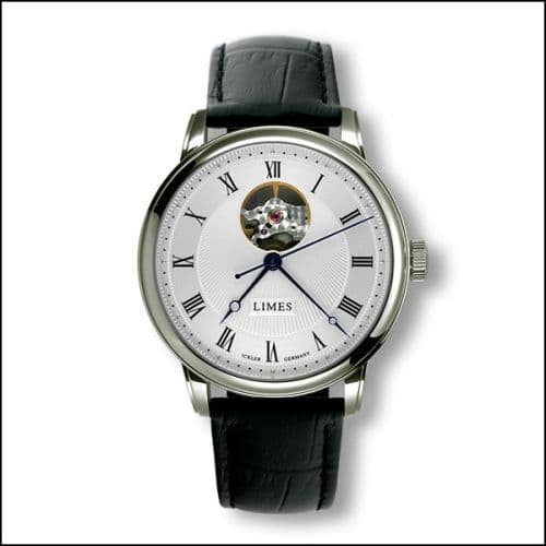 Limes Pharo Open Balance - Roman / black leather strap
