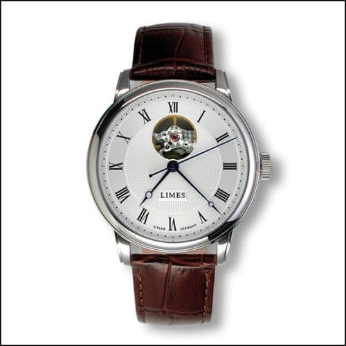 Limes Pharo Open Balance - Roman / brown leather strap