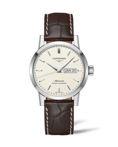 Longines 1832 Annual Calendar 40 Stainless Steel / Black