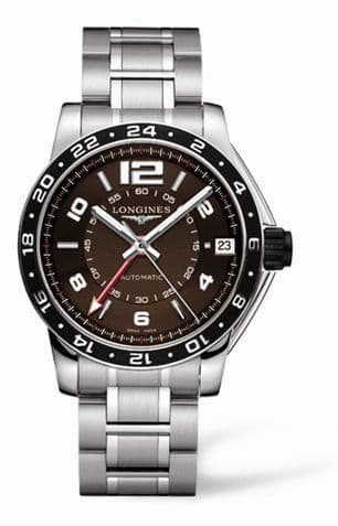 Longines Admiral GMT Brown Bracelet