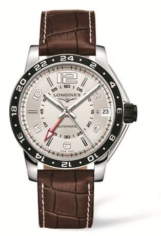 Longines Admiral GMT Ivory Brown