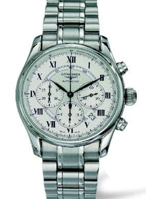 Longines Avigation Chronograph Stainelss Steel / Silver / Bracelet