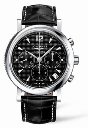 Longines Clous de Paris Chronograph Black