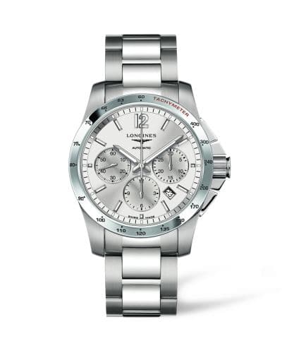 Longines Conquest Chronograph Automatic 41mm Silver