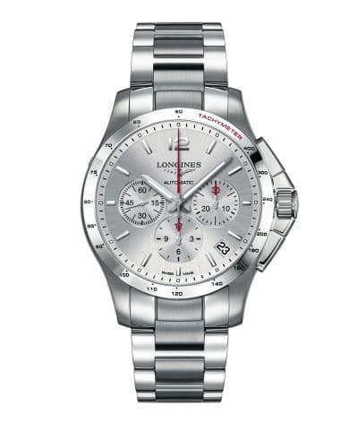 Longines Conquest Chronograph Automatic 44.5mm Silver