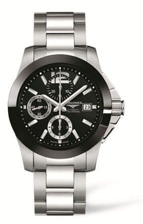 Longines Conquest Chronograph Ceramic Bracelet