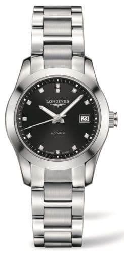 Longines Conquest Classic Automatic 29.5 Stainless Steel / Black / Bracelet