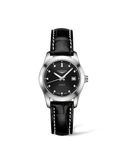 Longines Conquest Classic Automatic 29.5 Stainless Steel / Black / Strap