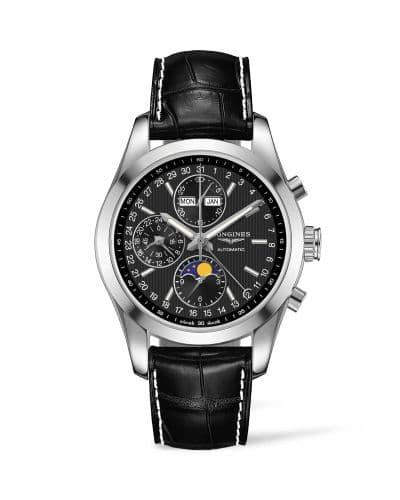 Longines Conquest Classic Moonphase Stainless Steel / Black