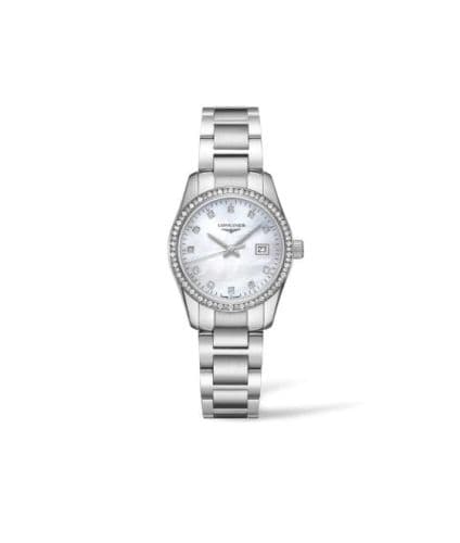 Longines Conquest Classic Quartz 29.5 Stainless Steel - Diamond / MOP