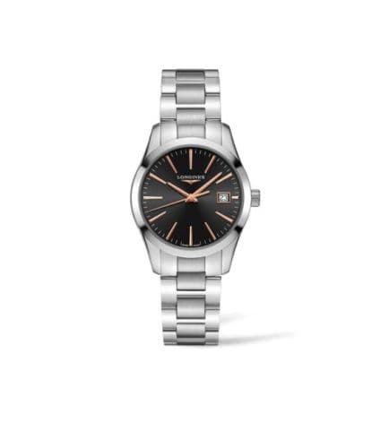 Longines Conquest Classic Quartz 34 Stainless Steel / Black