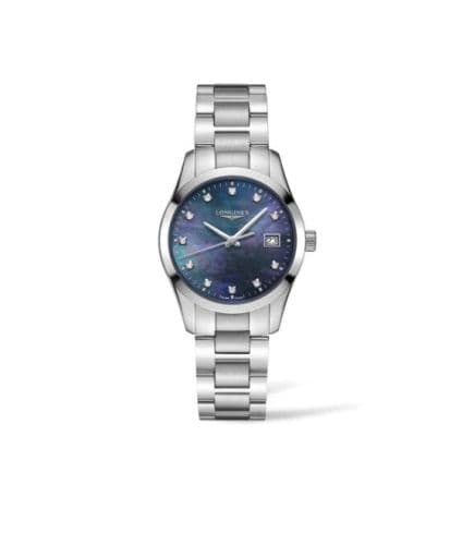 Longines Conquest Classic Quartz 34 Stainless Steel / Black MOP