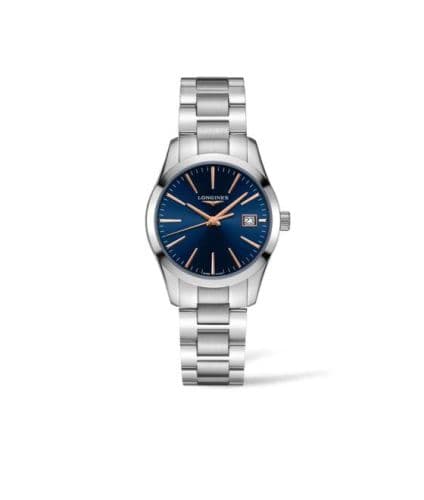 Longines Conquest Classic Quartz 34 Stainless Steel / Blue