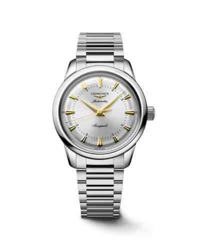 Longines Conquest Heritage 38 Stainless Steel / Silver / Bracelet