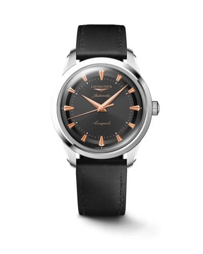 Longines Conquest Heritage 40 Stainless Steel / Black
