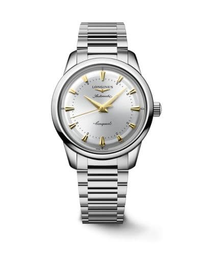 Longines Conquest Heritage 40 Stainless Steel / Silver / Bracelet