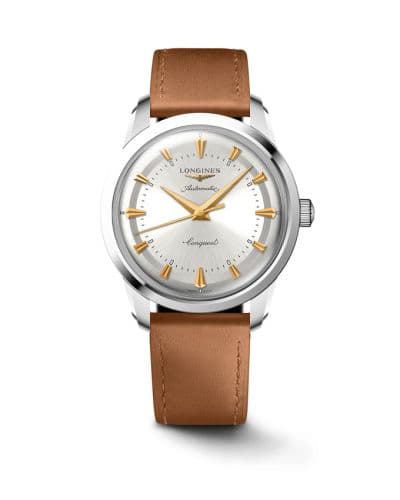 Longines Conquest Heritage 40 Stainless Steel / Silver