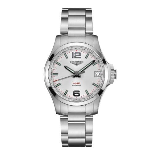 Longines Conquest V.H.P. 36 Stainless Steel / Silver / Bracelet