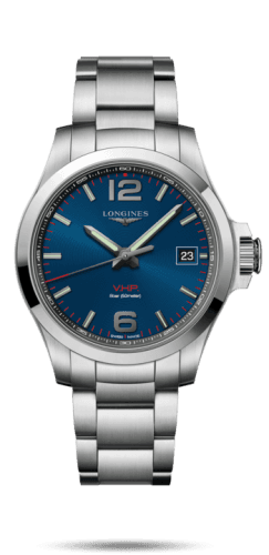 Longines Conquest V.H.P. 41 Stainless Steel / Blue / Bracelet