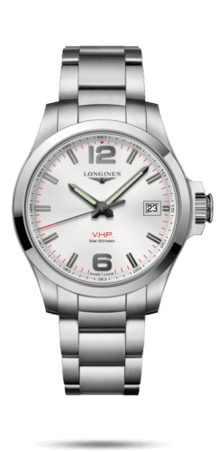 Longines Conquest V.H.P. 41 Stainless Steel / Silver / Bracelet