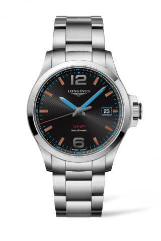 Longines Conquest V.H.P. 43 Stainless Steel / Gold Coast Commonwealth Games / Bracelet