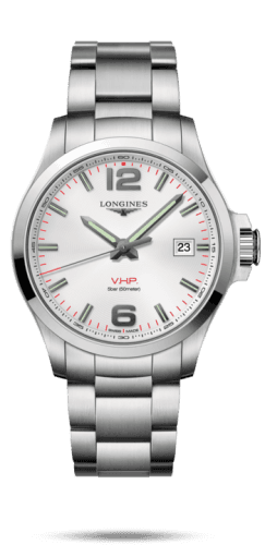 Longines Conquest V.H.P. 43 Stainless Steel / Silver / Bracelet