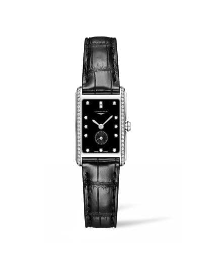 Longines DolceVita 20.5 Quartz Stainless Steel / Diamond / Black