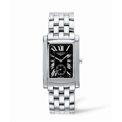 Longines DolceVita 26 Quartz Stainless Steel Black Roman