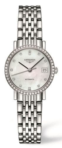 Longines Elegant Collection 25.5 Automatic Stainless Steel / Diamond / MOP / Bracelet