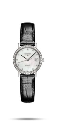 Longines Elegant Collection 25.5 Automatic Stainless Steel / Diamond / MOP / Strap