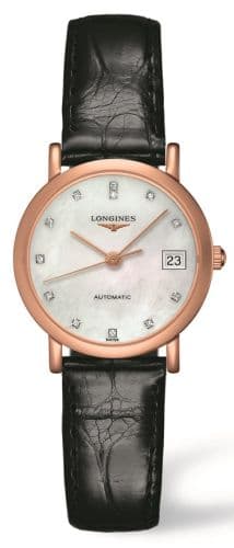 Longines Elegant Collection Automatic 27.2 Pink Gold / MOP