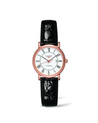 Longines Elegant Collection Automatic 27.2 Pink Gold / White