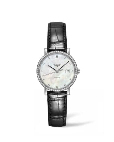 Longines Elegant Collection Automatic 29 Stainless Steel / Diamond / MOP / Strap