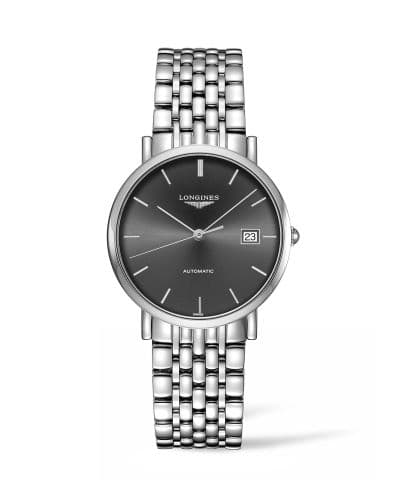 Longines Elegant Collection Automatic 37 Stainless Steel / Grey / Bracelet