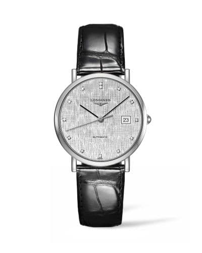 Longines Elegant Collection Automatic 37 Stainless Steel / Silver / Strap