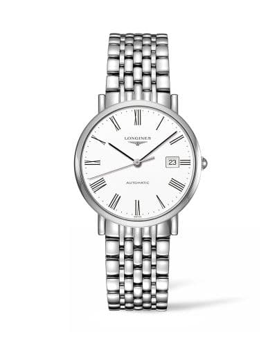 Longines Elegant Collection Automatic 37 Stainless Steel / White / Bracelet