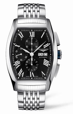 Longines Evidenza Chronograph XL Black Bracelet
