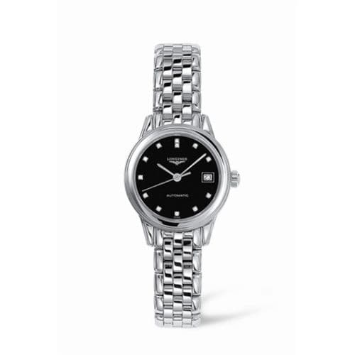 Longines Flagship 26 Automatic Stainless Steel Black Diamond
