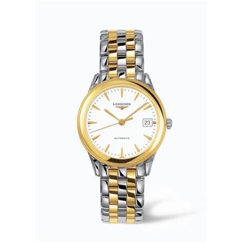 Longines Flagship 35.6 Automatic Two Tone White