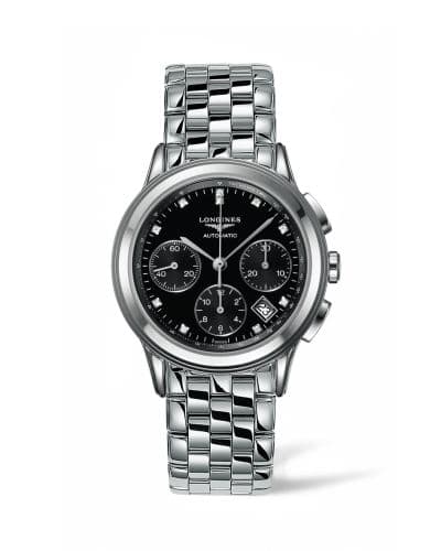 Longines Flagship Chronograph Black Diamond