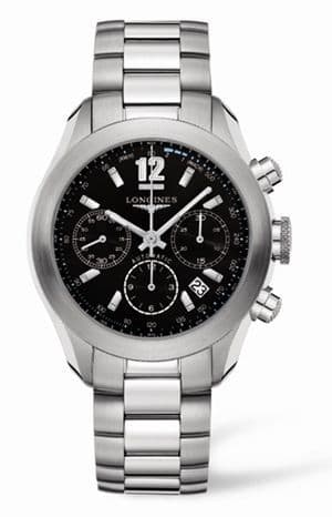 Longines GrandeVitesse Chronograph Black Bracelet